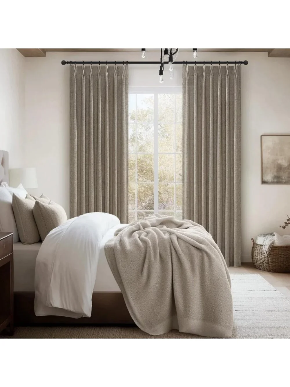 Natural Linen Sheer Curtains 84